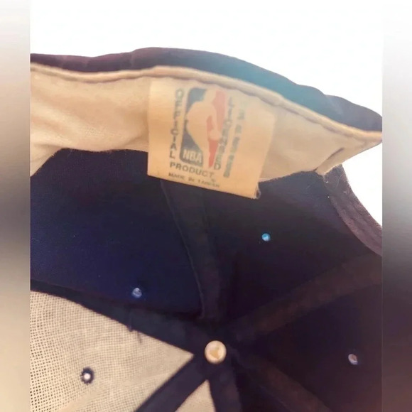 Rare Vintage 90s Men's Phoenix Suns NBA Basketball Purple Logo Snapback Hat Cap - Picture 5 of 5